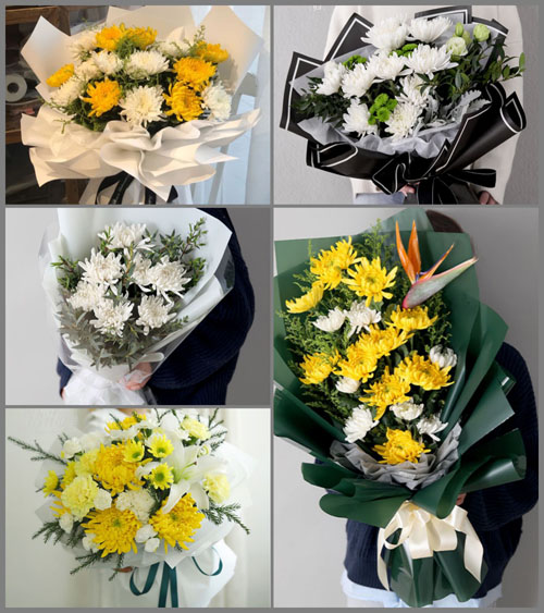 山东青岛即墨市移风店镇东太祉庄村白事花束代送